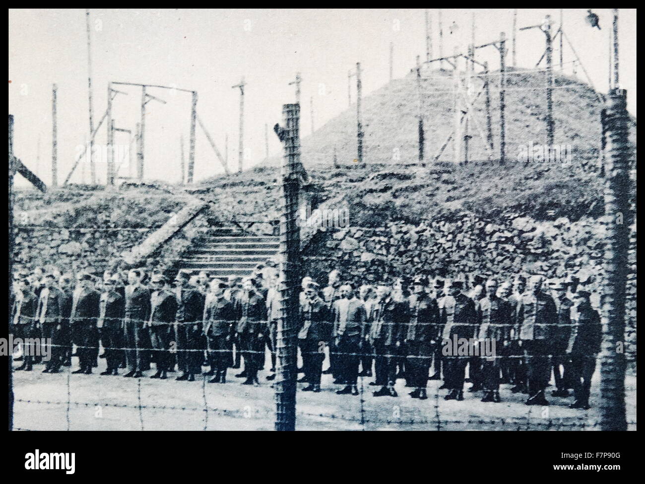 Polish prisoners of war being held captive by the German armed forces