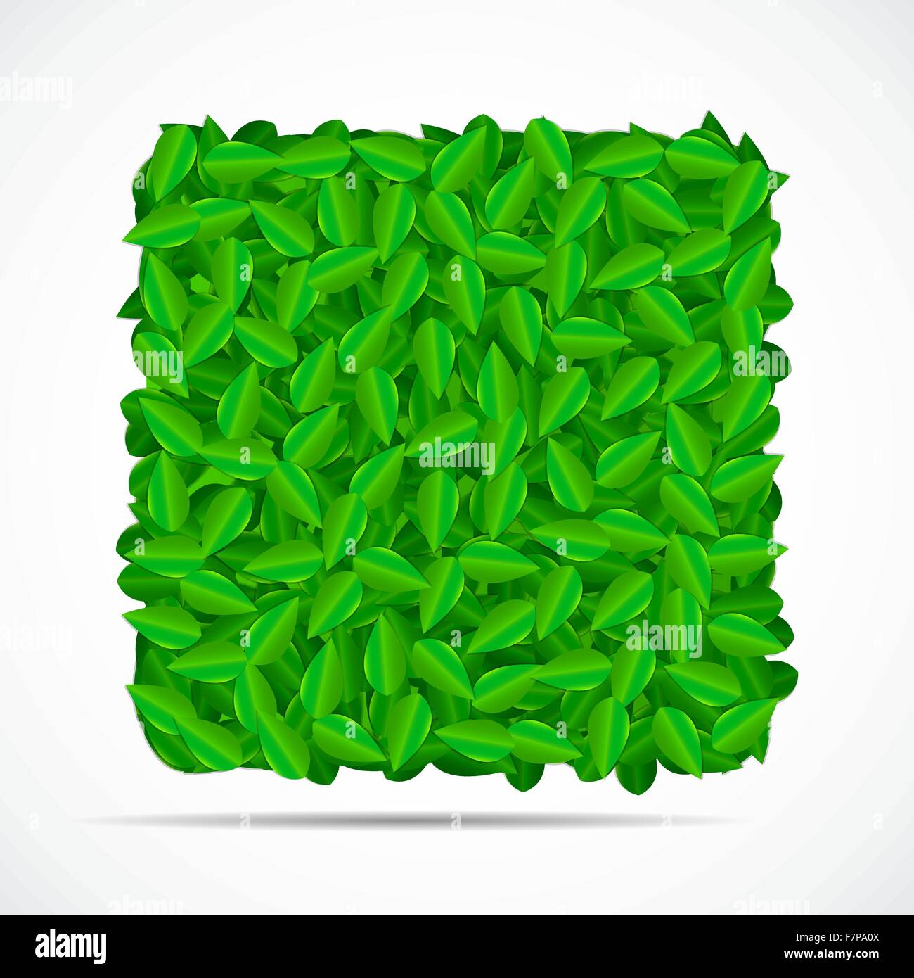 Natural Green Leaves Background. Vector Illustration Stock Vector Image ...