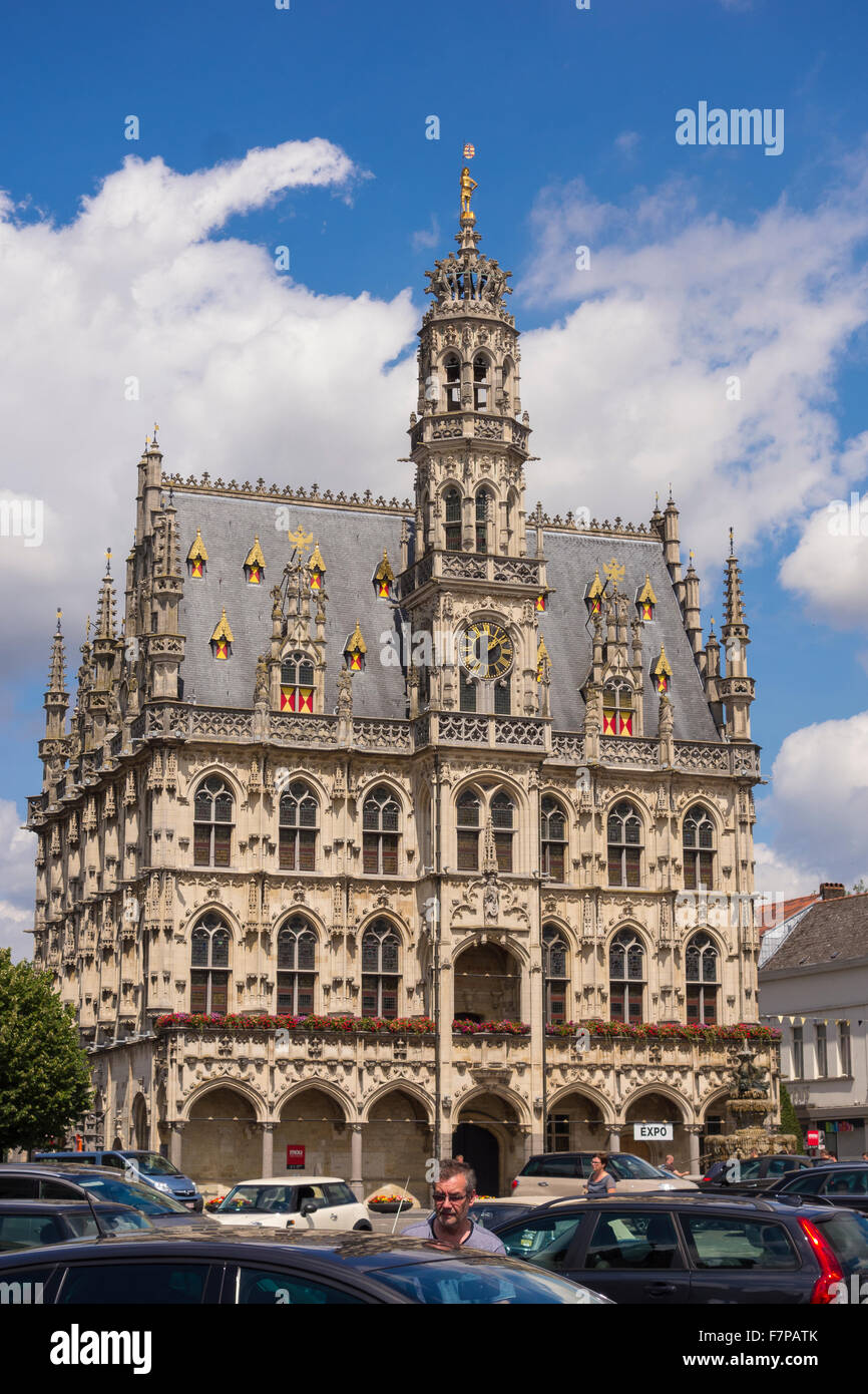 OUDENAARDE, BELGIUM - Town Hall, in East Flanders. Stock Photo