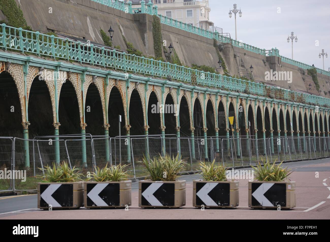 Decaying Madeira Terraces on Brighton seafront Stock Photo - Alamy