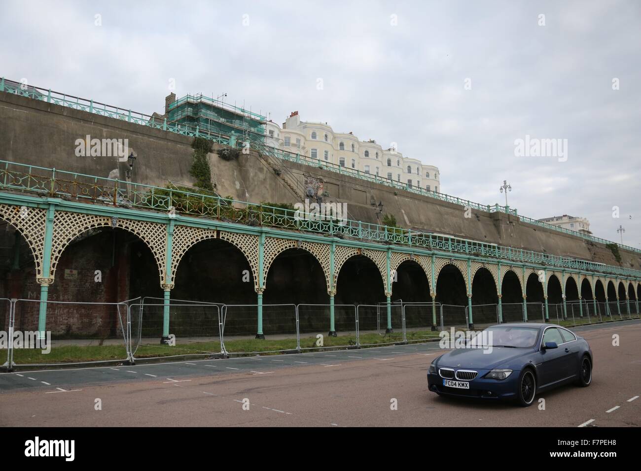 Decaying Madeira Terraces on Brighton seafront Stock Photo - Alamy