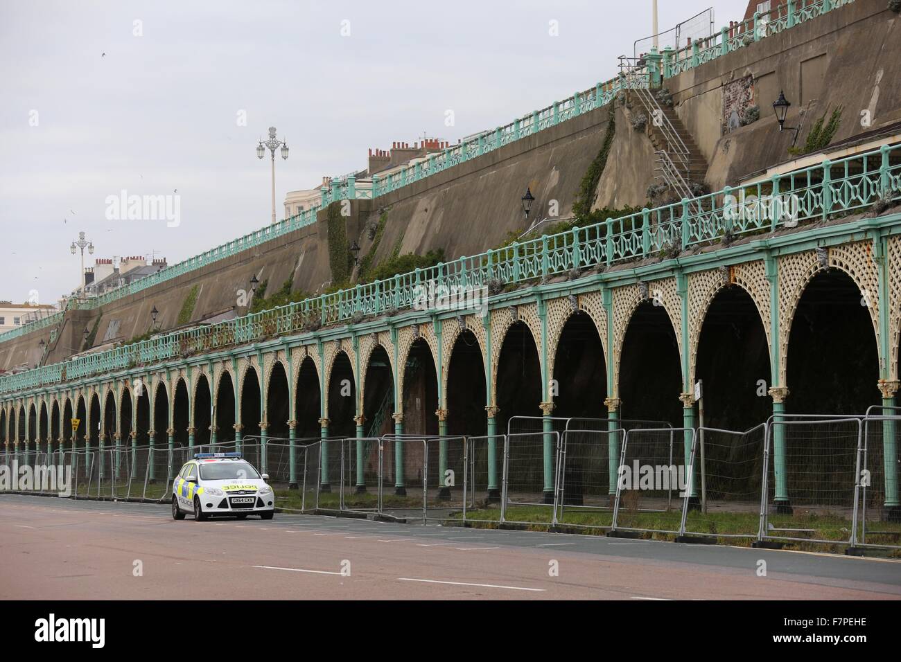Decaying Madeira Terraces on Brighton seafront Stock Photo - Alamy