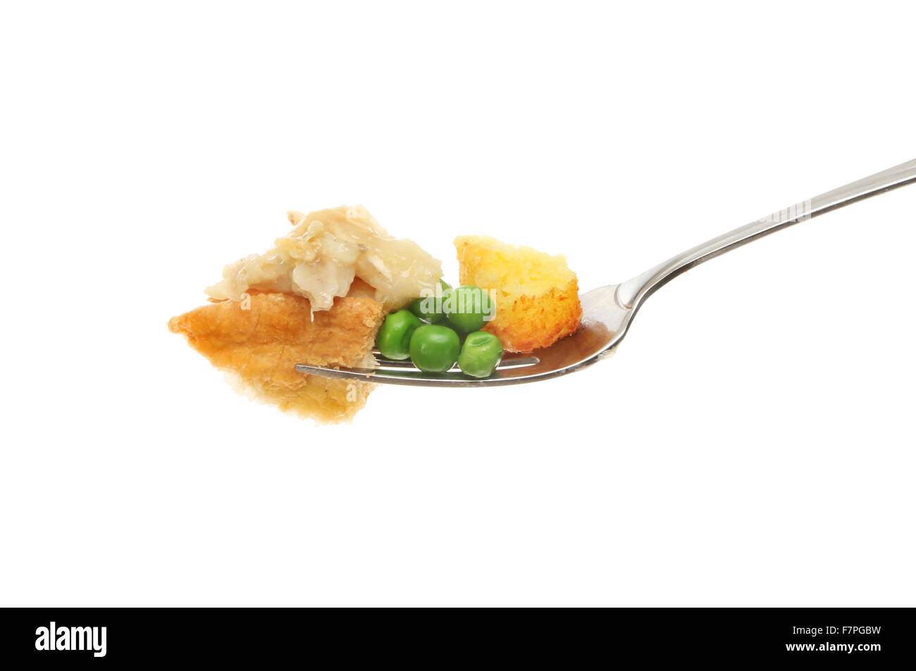 Chicken pie potato peas hi-res stock photography and images - Alamy