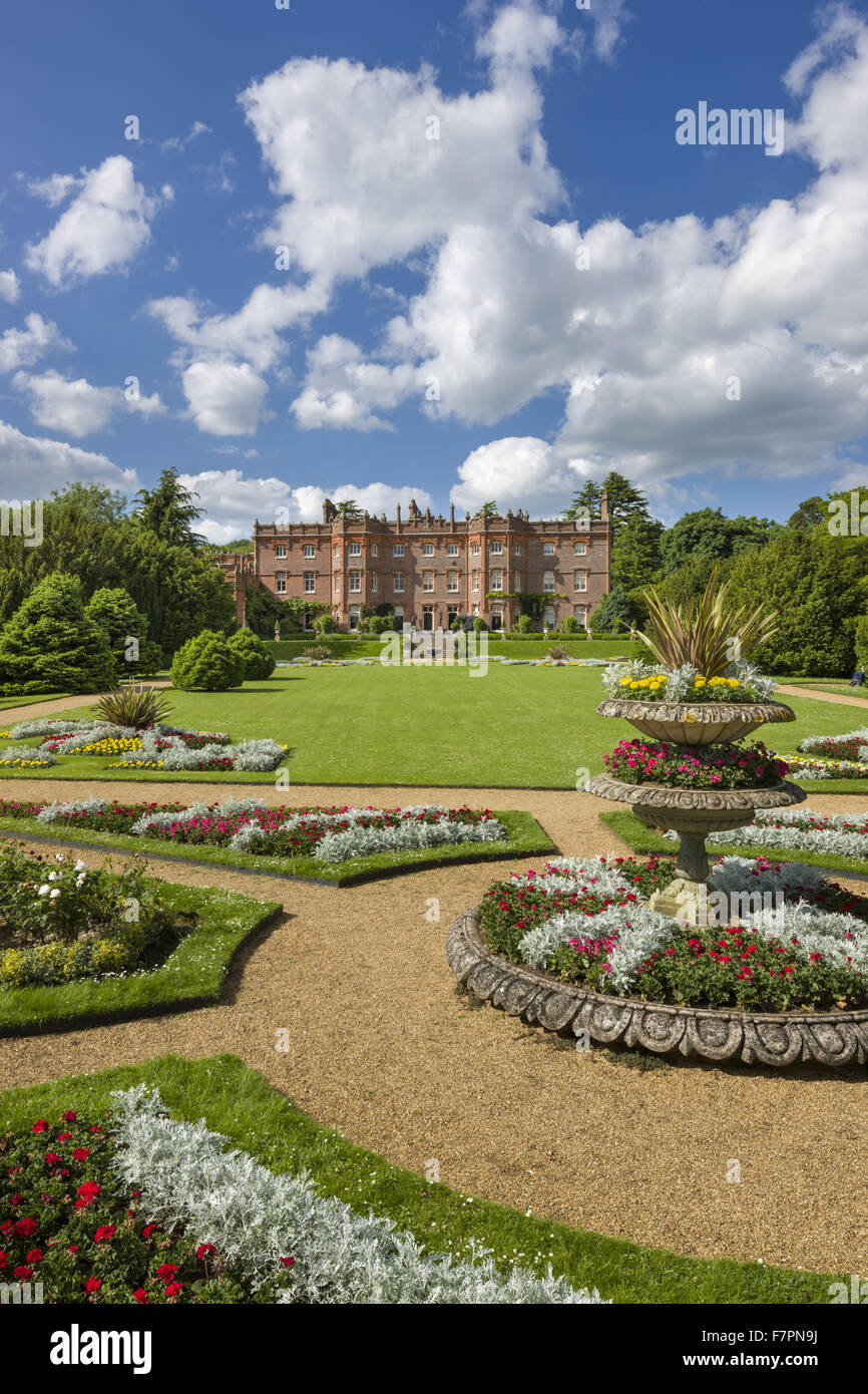 The house seen from the garden at Hughenden, Buckinghamshire. Hughenden