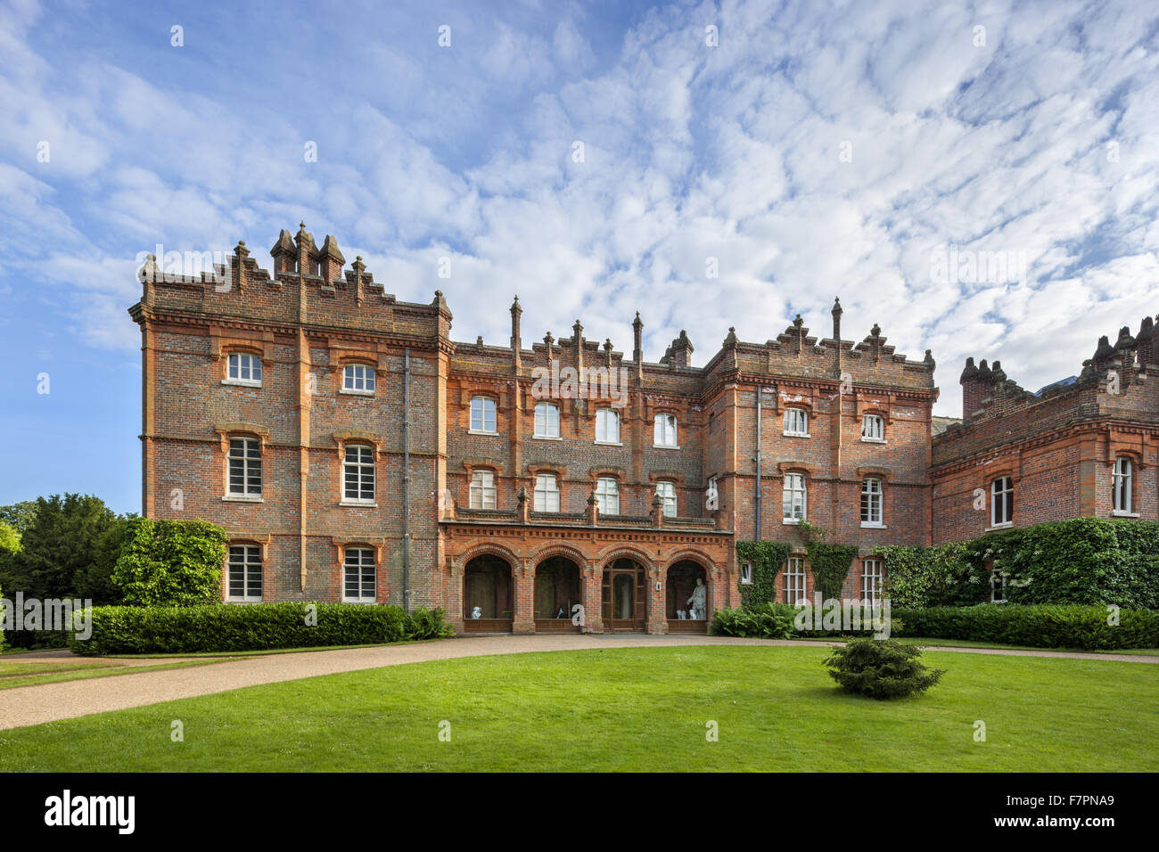 The north front of the house at Hughenden, Buckinghamshire. Hughenden ...