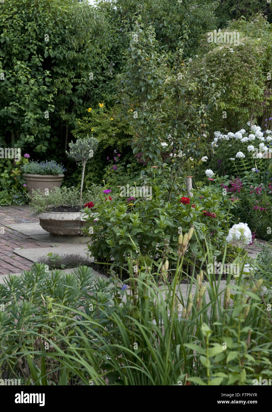 The garden at Monk's House, East Sussex. Monk's House was the writer