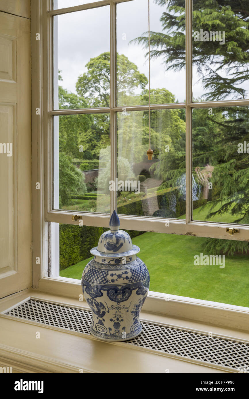Middlethorpe Hall Hotel, Restaurant and Spa, North Yorkshire. Middlethorpe is a William and Mary house, built in 1699, set in manicured gardens and parkland. Stock Photo