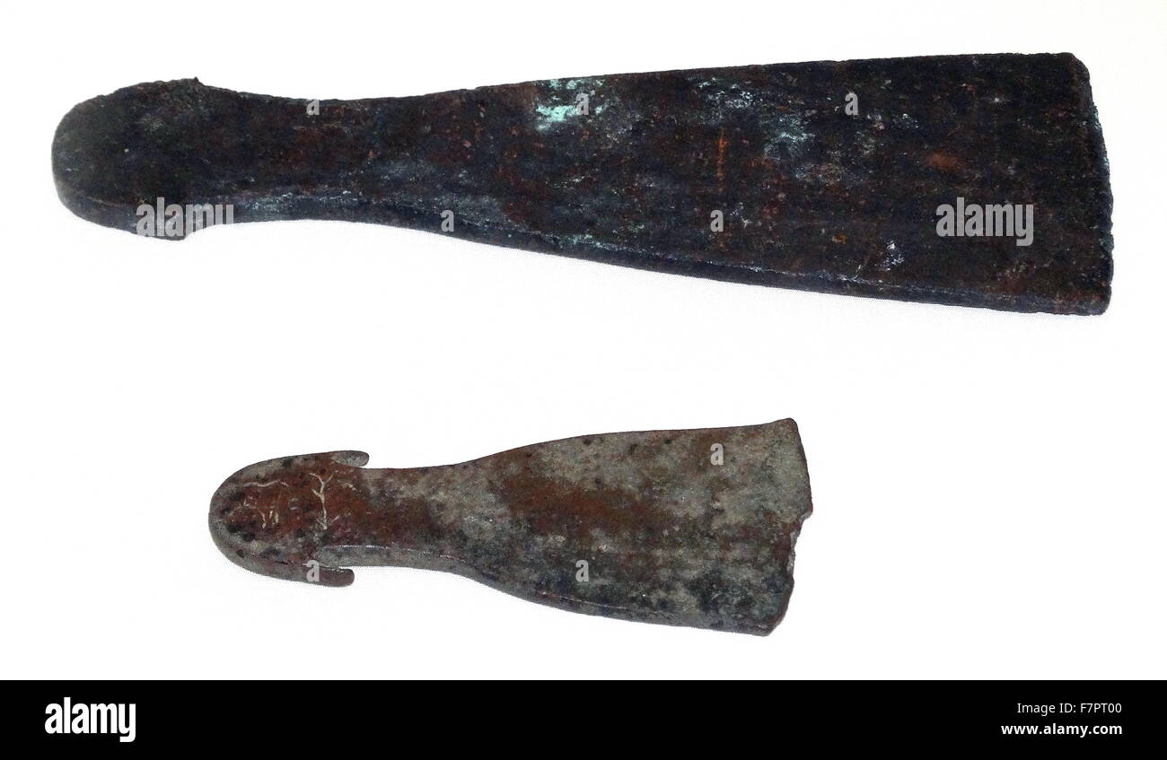 Bronze woodworker's equipment, from ancient Egypt Stock Photo Alamy