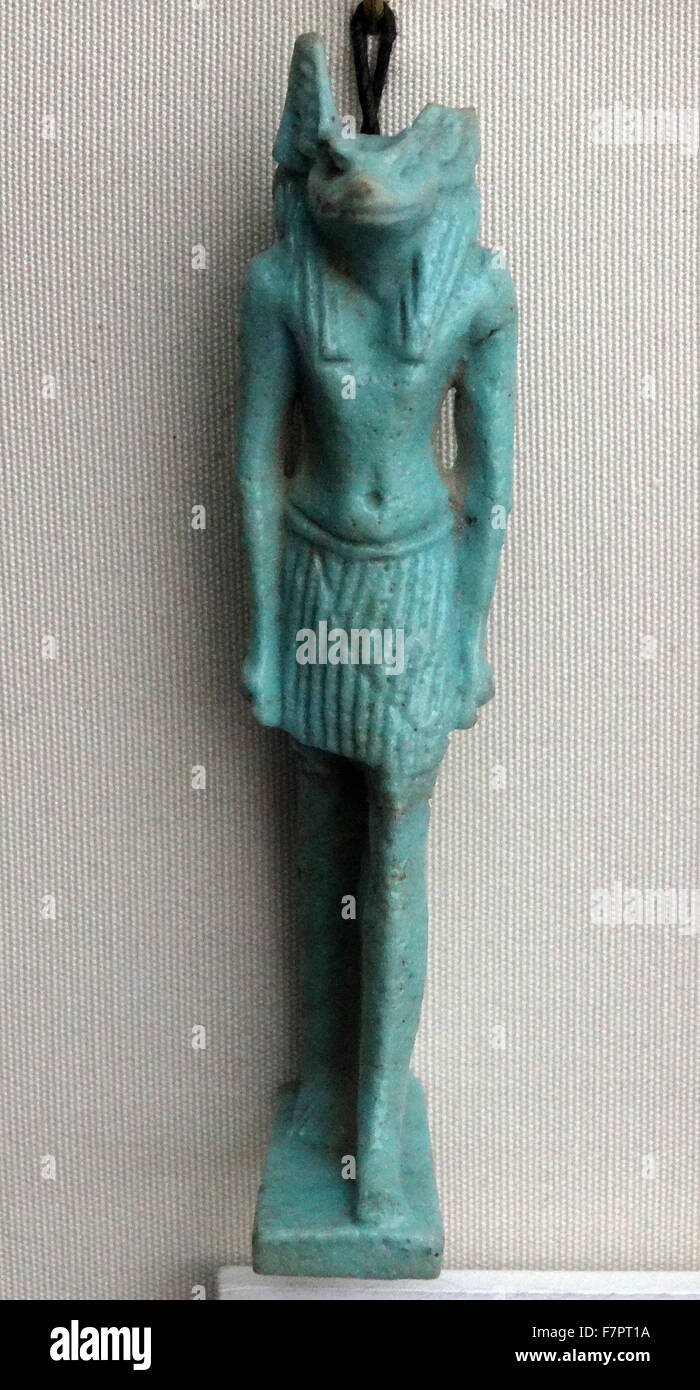 The jackal-headed god Anubis, guardian of tombs. Stock Photo
