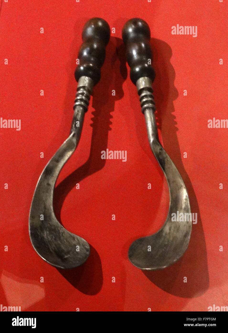 Forceps for use during childbirth. From Belgian, 1726 Stock Photo Alamy