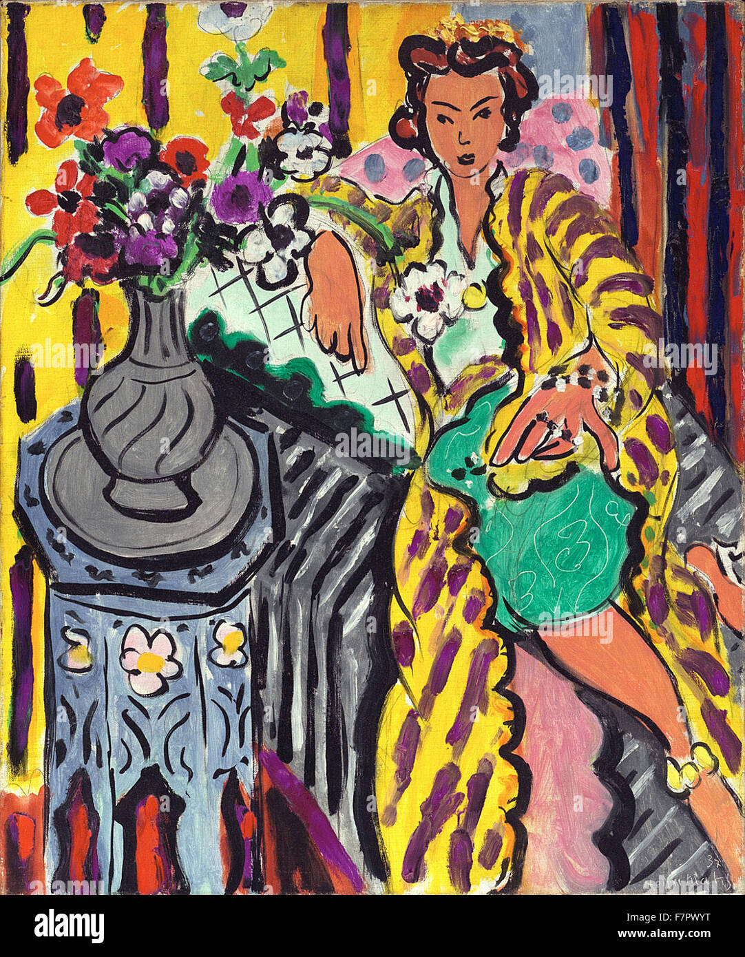 Henri Matisse - Yellow Odalisque Stock Photo