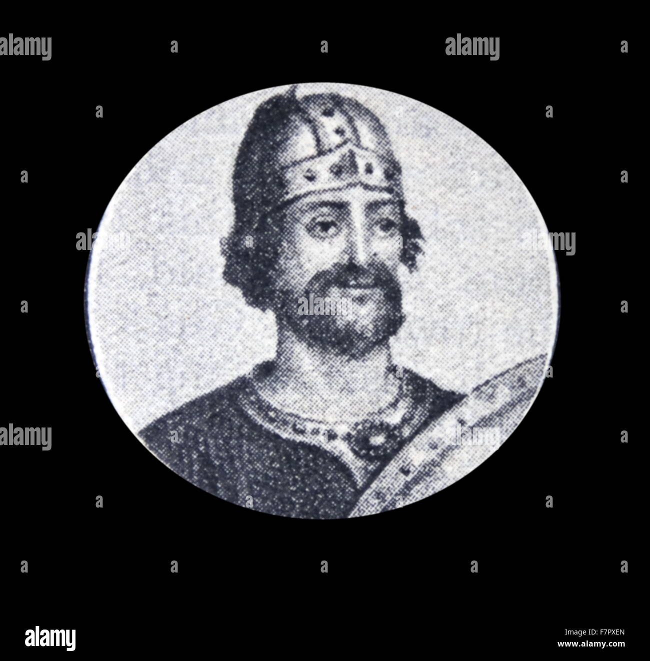 Iziaslav II Mstislavich (c. 1096 –1154), Grand Prince of Kiev Stock Photo