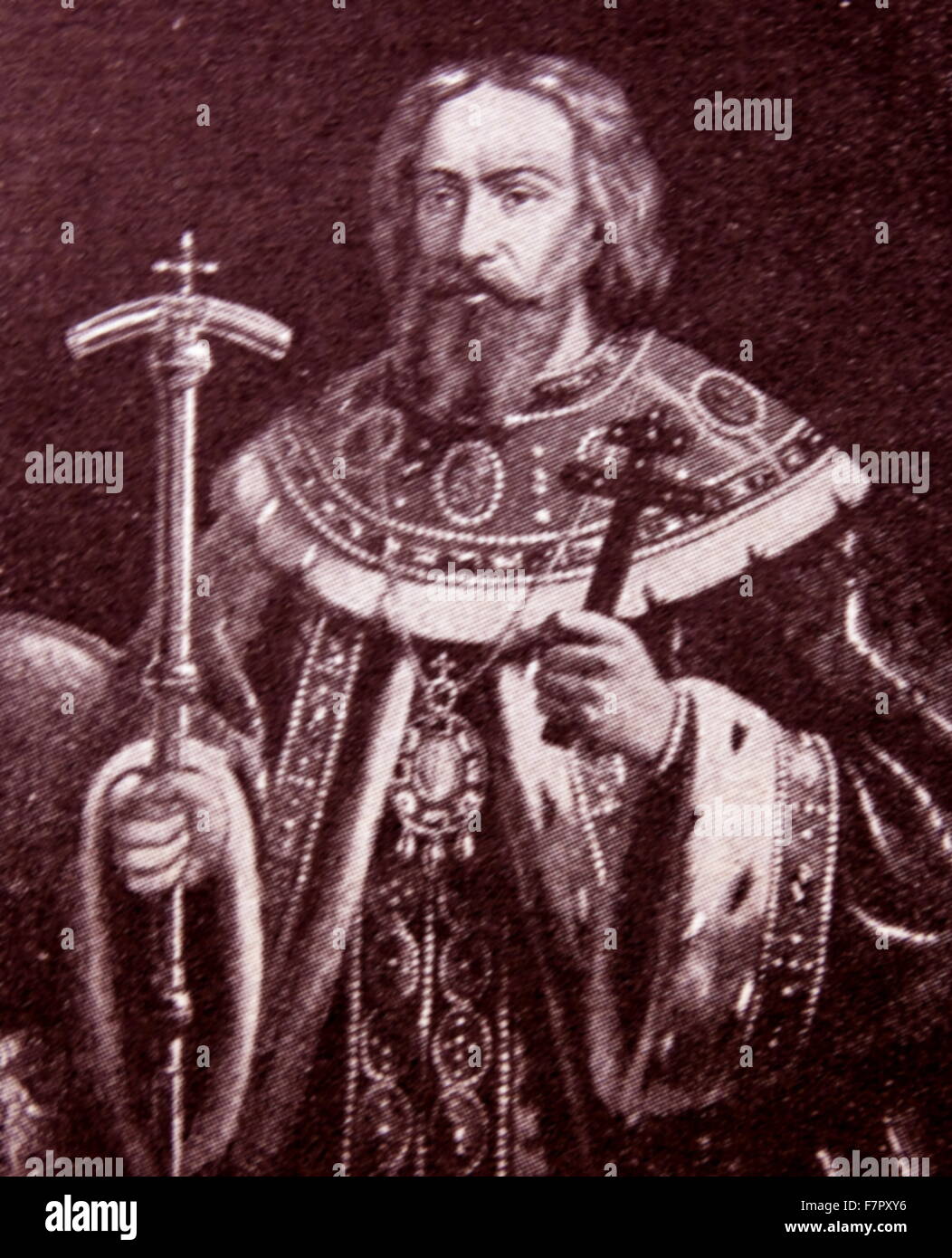 Patriarch Filaret (Feodor Romanov) (1553-1633), patriarch of Moscow from 1612-1633, father of Tsar Michael I of Russia Stock Photo
