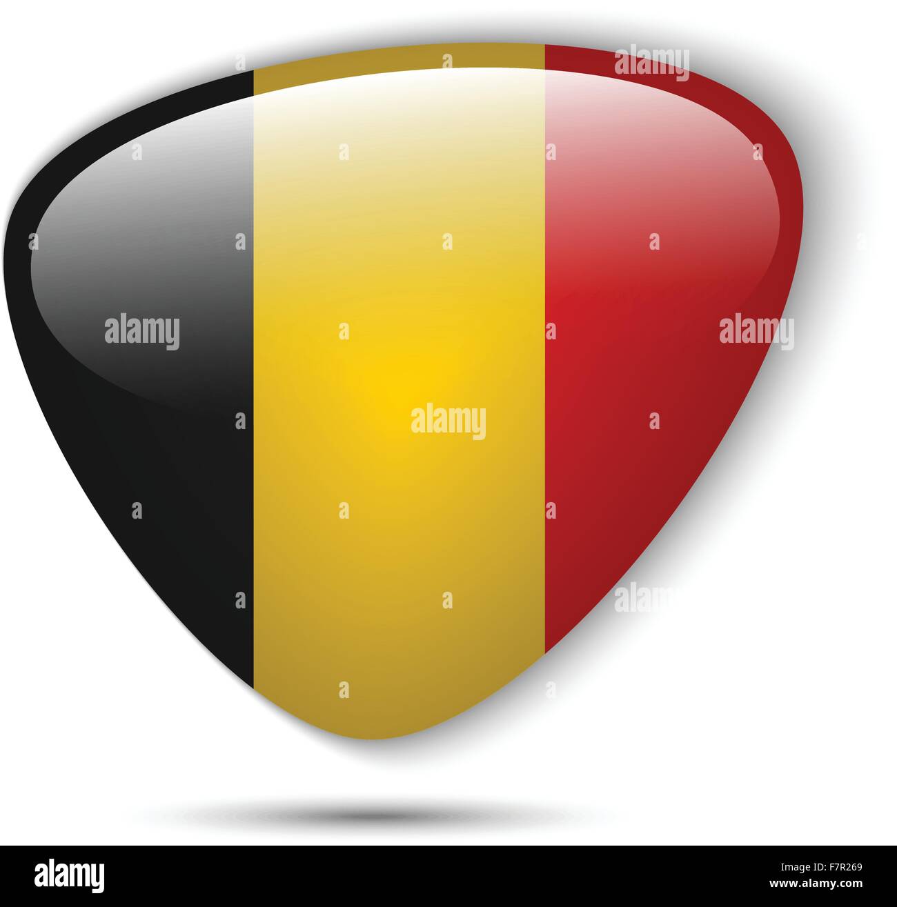 Belgium Flag Glossy Button Stock Vector Image & Art - Alamy