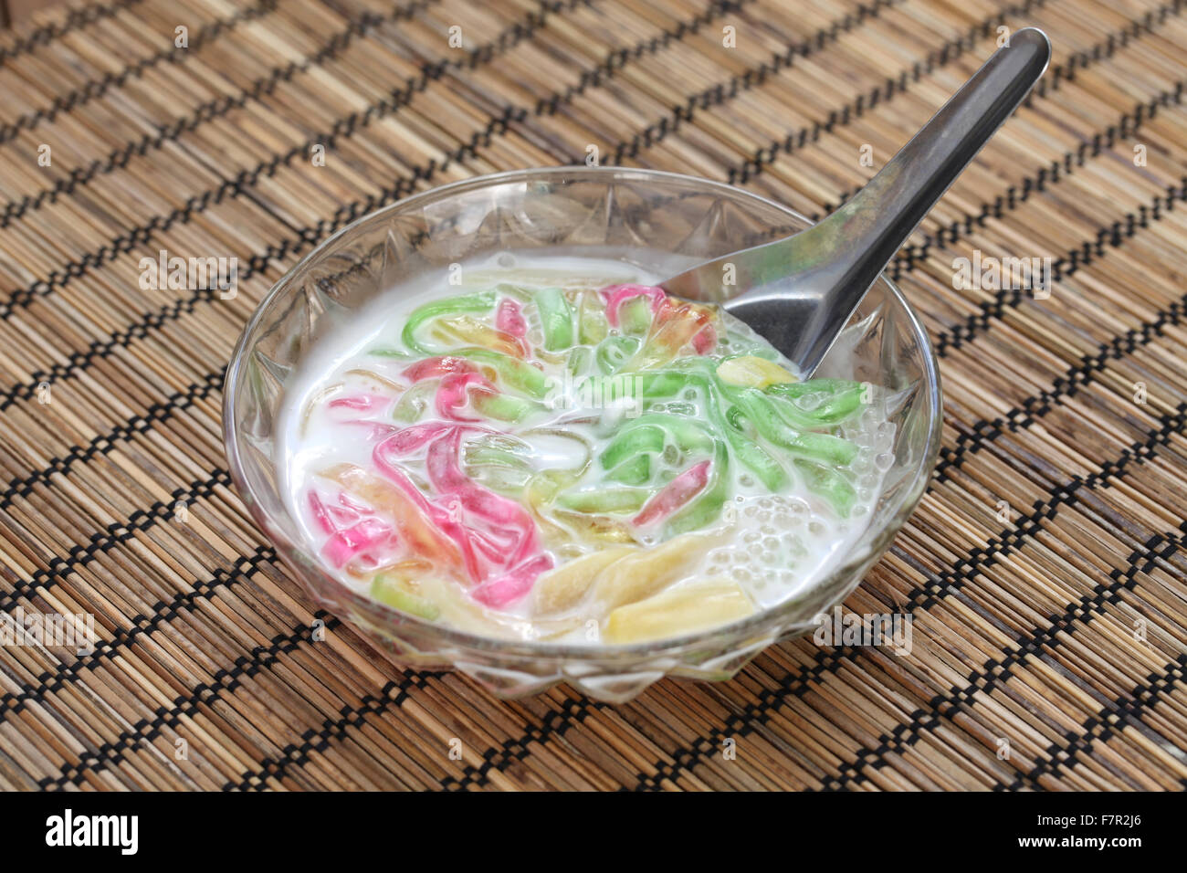 ruam mit, thai chilled sweet dessert Stock Photo