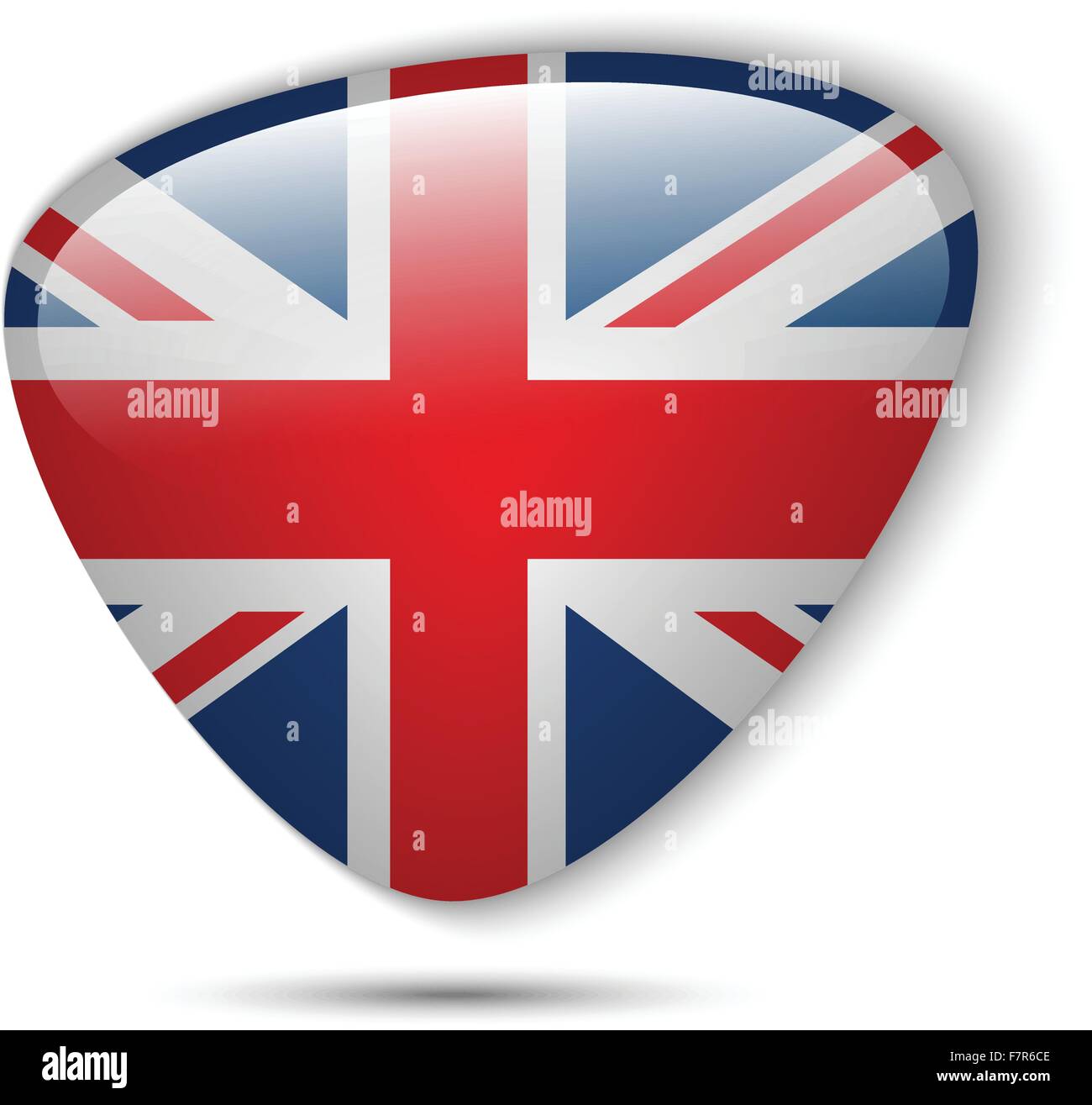UK Flag Glossy Button Stock Vector Image & Art Alamy