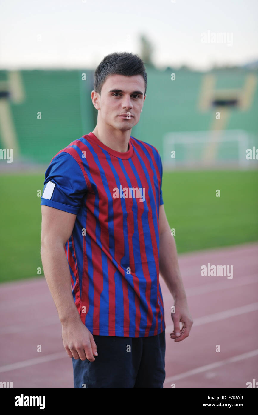 Soccer Player Man Isolated Stock Photo - Download Image Now