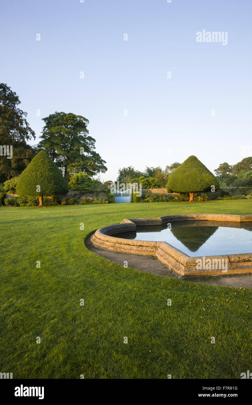 The East Court in the garden at Hardwick Hall, Derbyshire. The Hardwick