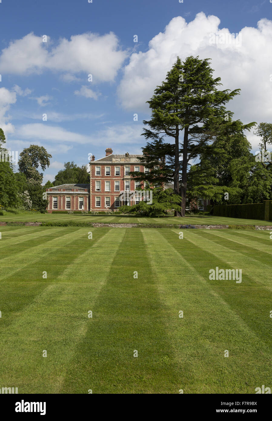 Middlethorpe Hall Hotel, Restaurant and Spa, North Yorkshire. Middlethorpe is a William and Mary house, built in 1699, set in manicured gardens and parkland. Stock Photo