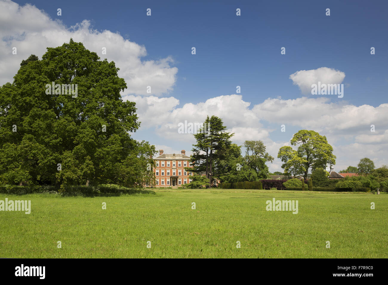 Middlethorpe Hall Hotel, Restaurant and Spa, North Yorkshire. Middlethorpe is a William and Mary house, built in 1699, set in manicured gardens and parkland. Stock Photo
