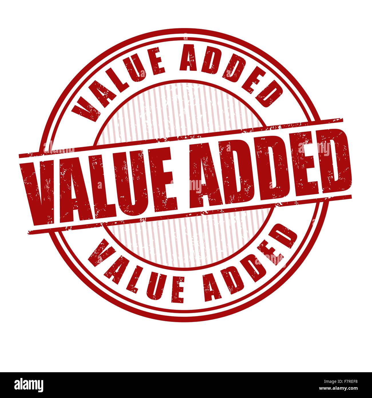 Value added Stock Vector