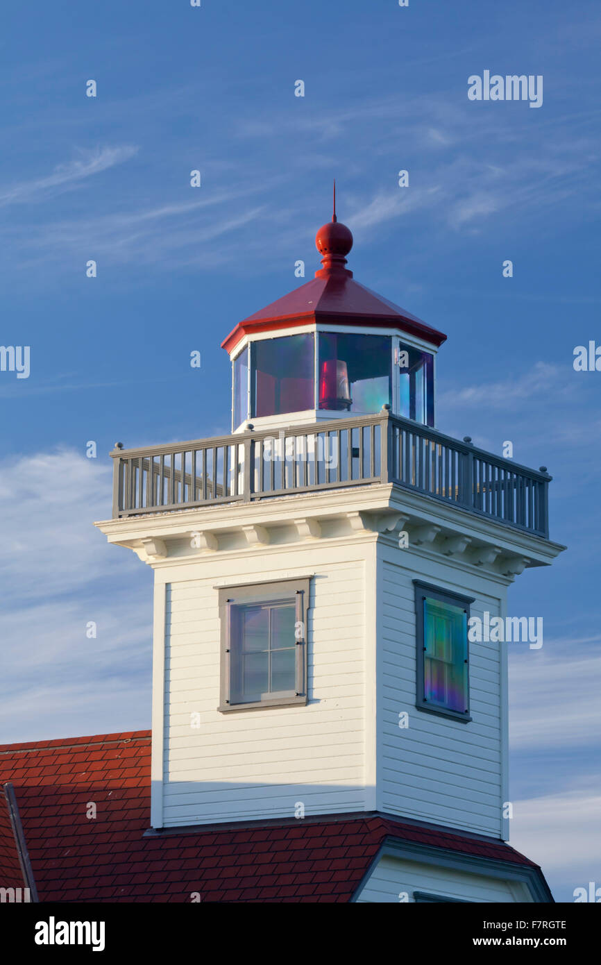 Patos Island Lighthouse, Patos Island, San Juan Islands, Washington Stock Photo