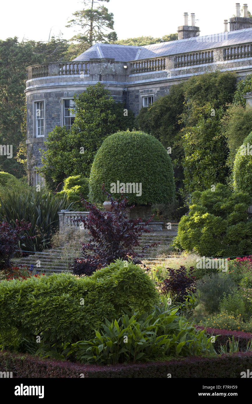 Mount Stewart, County Down. Mount Stewart has been voted one of the world's top ten gardens, and reflects the design and artistry of its creator, Edith, Lady Londonderry. Stock Photo