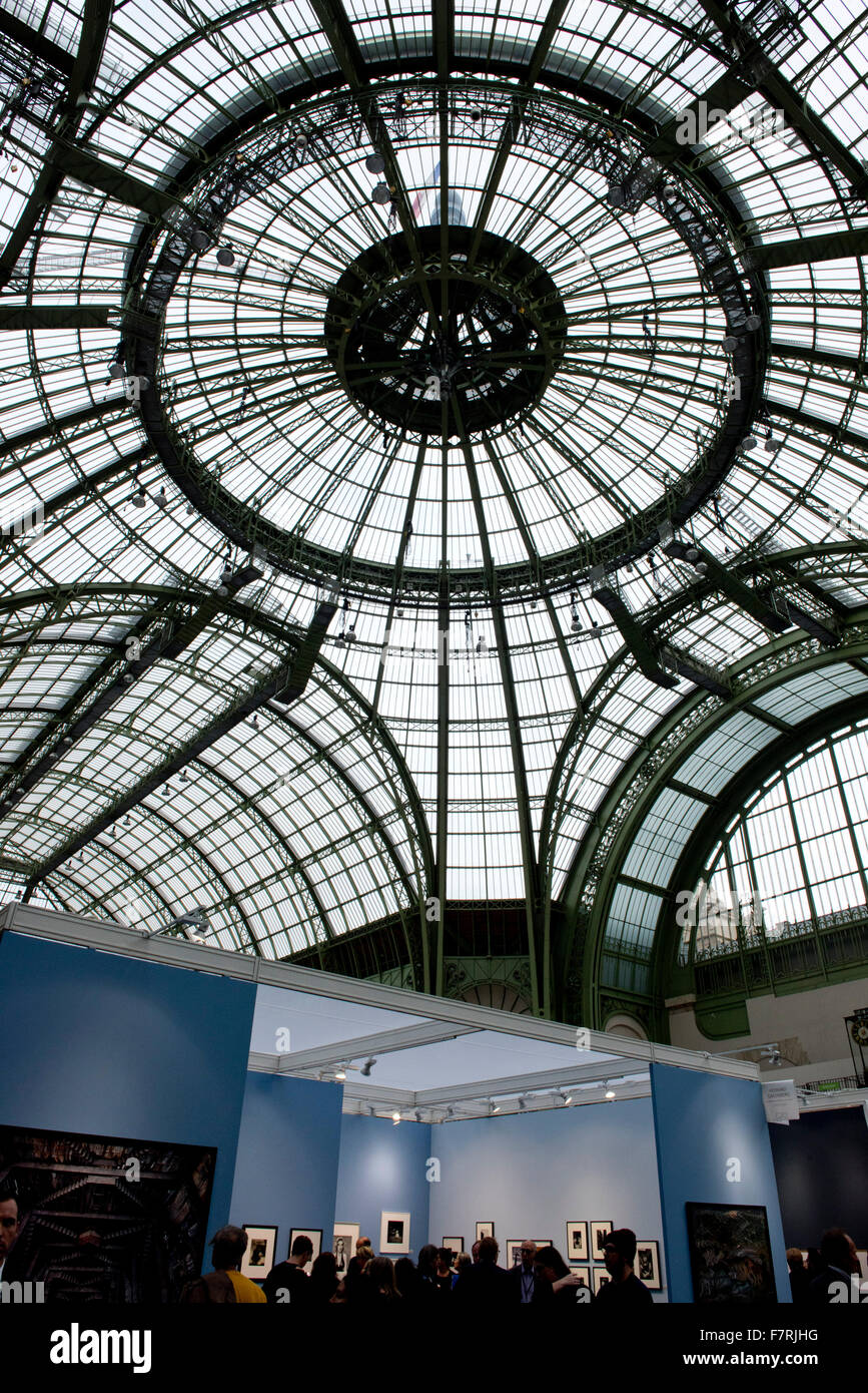The Paris Photo exhibition at the Grand Palais in Paris, France Stock Photo