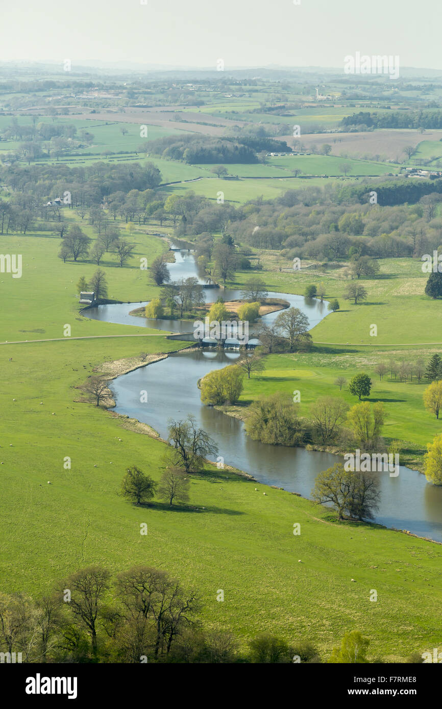 An Aerial View Of Kedleston Hall, Derbyshire. Kedleston Is One Of The 