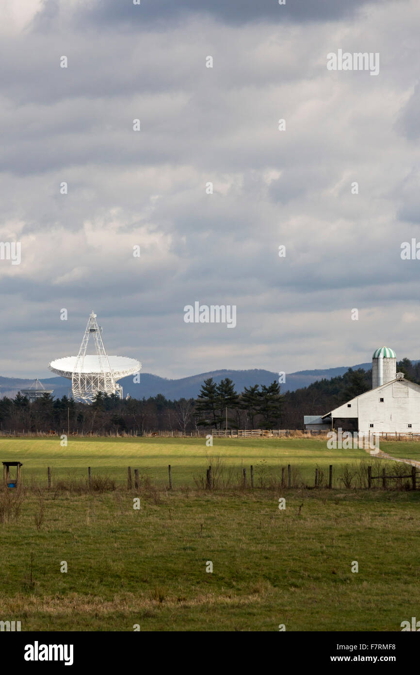 Green Bank, West Virginia The National Radio Astronomy Observatory's