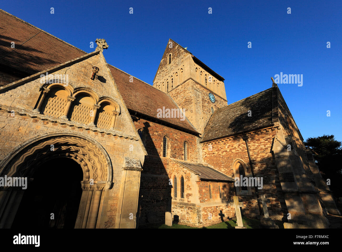The church of St Lawrence at Castle Rising, Norfolk, England, UK Stock ...