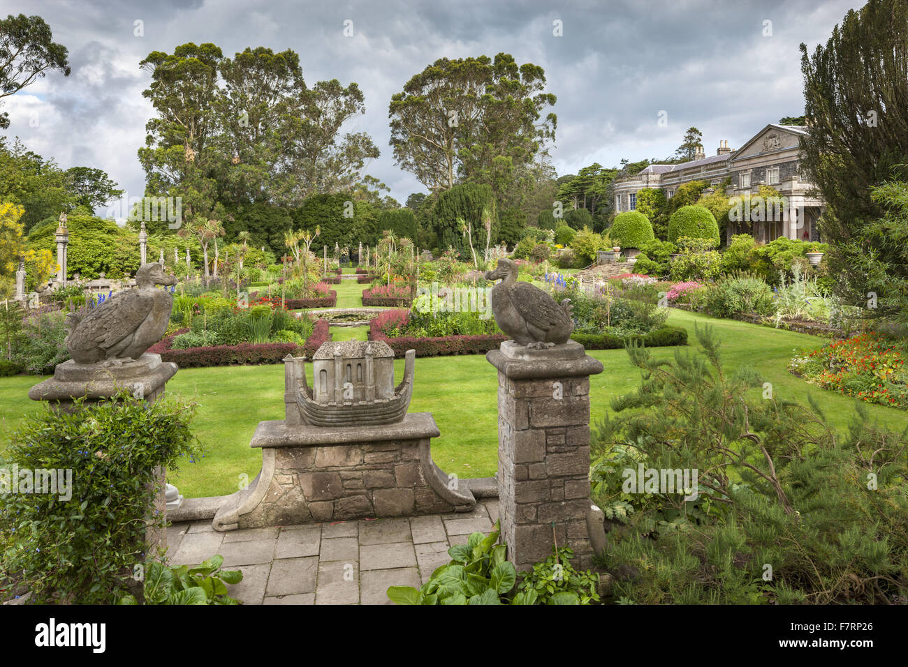 The Formal Garden Seen From The Dodo Terrace At Mount Stewart County Down Mount Stewart Has Been Voted One Of The World S Top Ten Gardens And Reflects The Design And Artistry Of