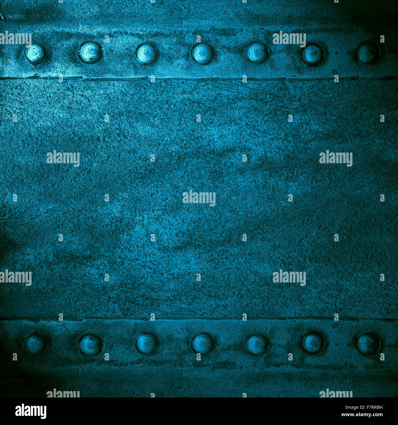 turquoise abstract background or rust steel texture Stock Photo