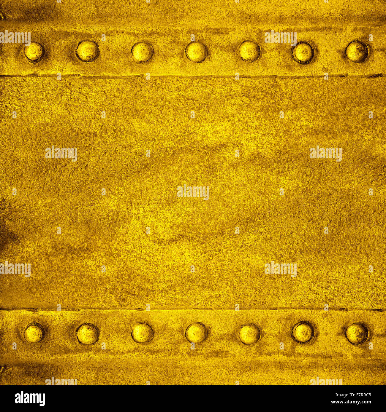 golden abstract background or yellow rust steel texture Stock Photo