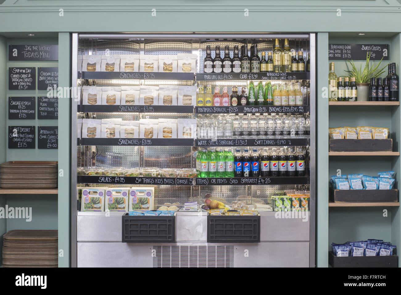 The Pavilion Restaurant at Upton House and Gardens, Warwickshire Stock