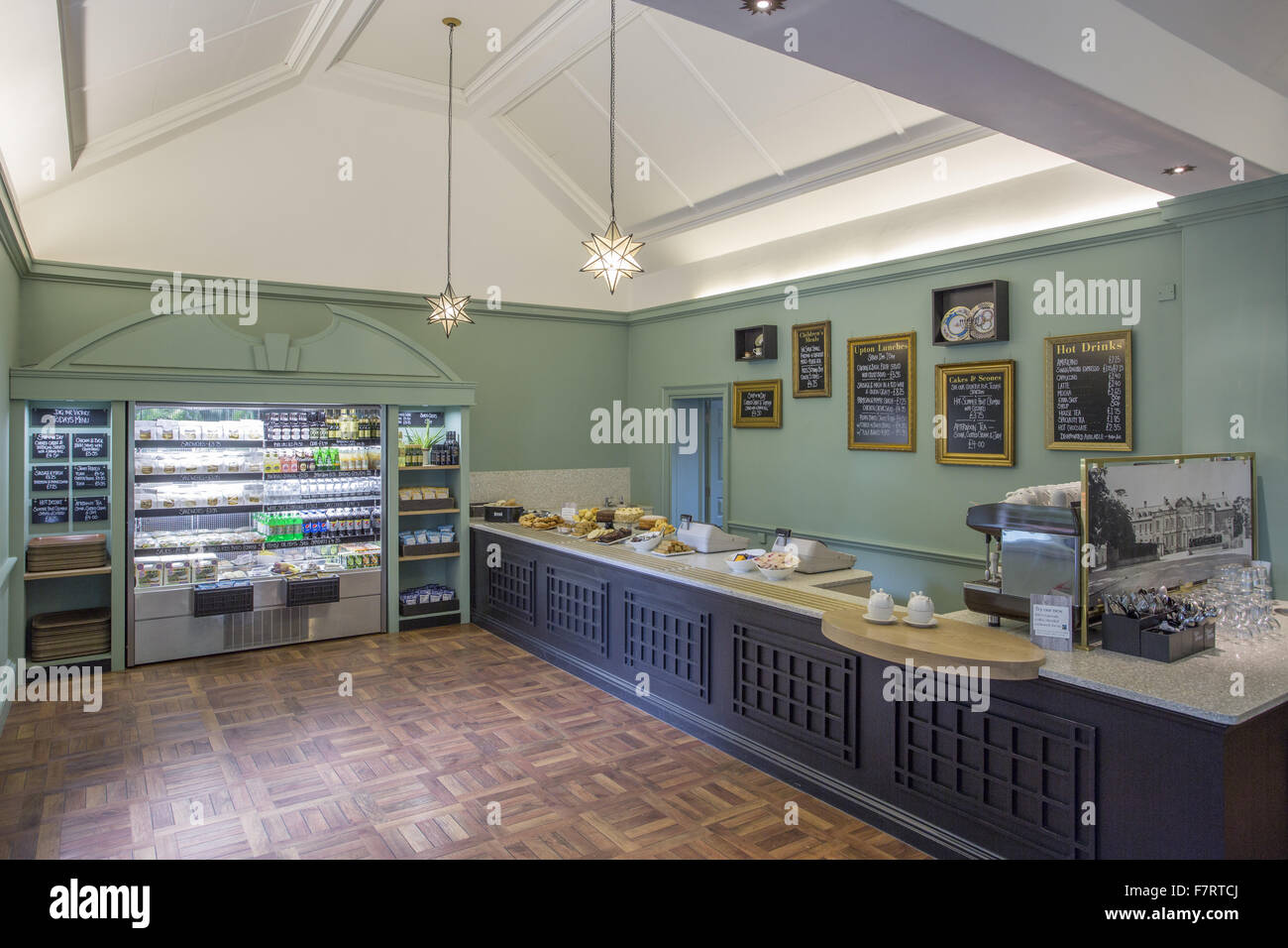 The Pavilion Restaurant at Upton House and Gardens, Warwickshire Stock