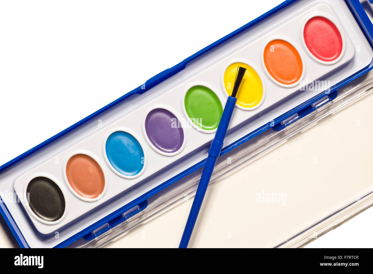 Children's Paint Set Stock Photo Alamy