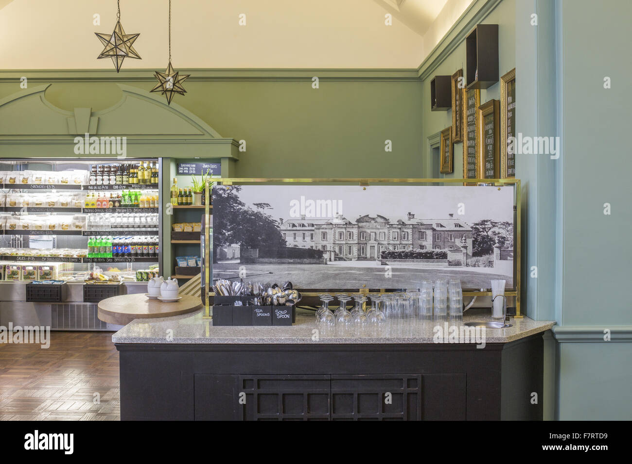 The Pavilion Restaurant at Upton House and Gardens, Warwickshire Stock