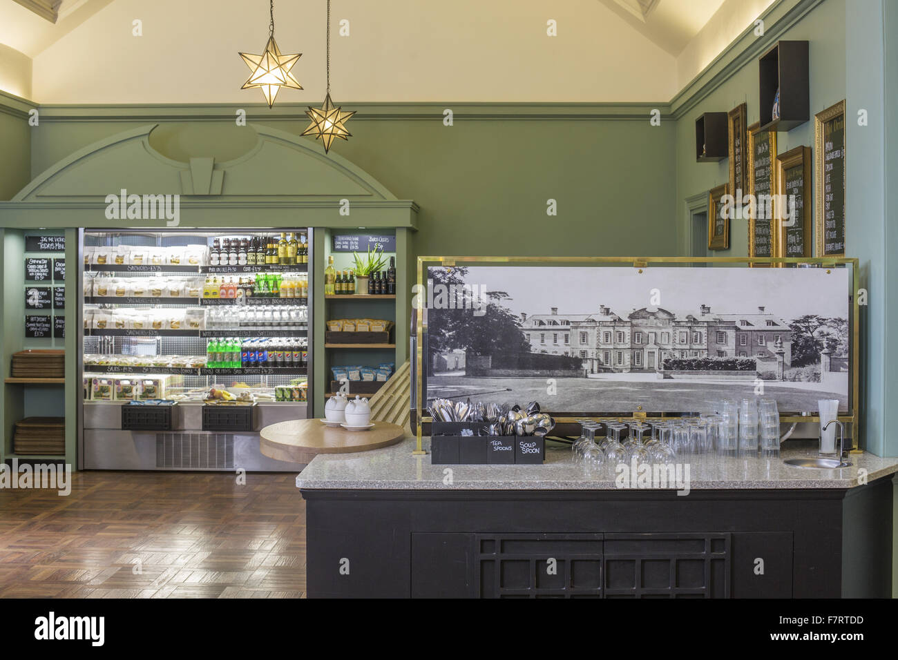 The Pavilion Restaurant at Upton House and Gardens, Warwickshire Stock