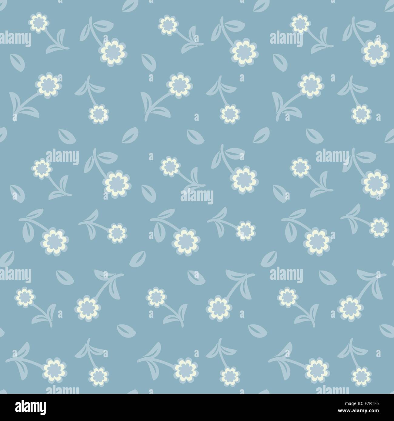 Seamless vintage pattern with colorful flowers Stock Vector Image & Art ...
