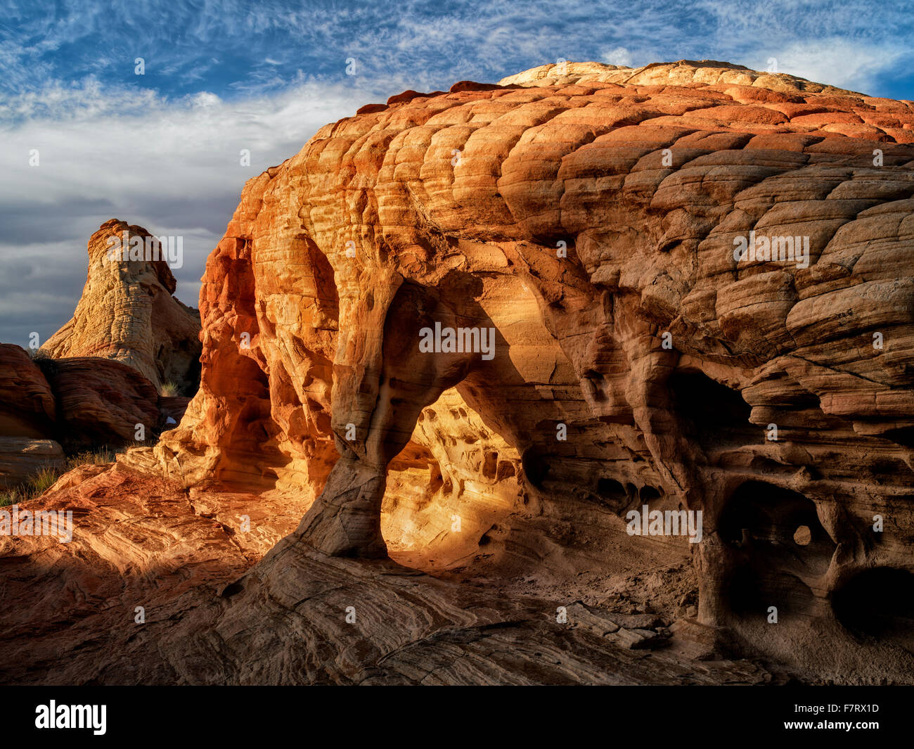 Rock formation. Valley of Fire State Park, Nevada Stock Photo