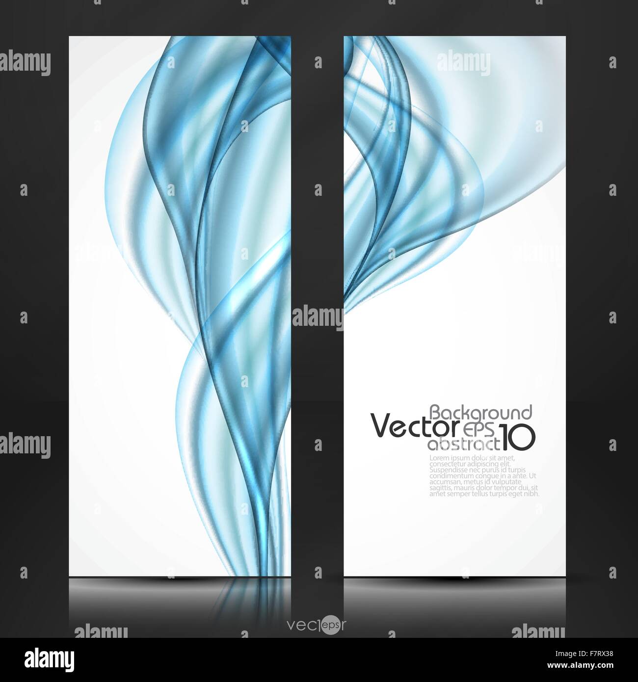 Abstract Blue Wavy Background Stock Vector Image & Art - Alamy