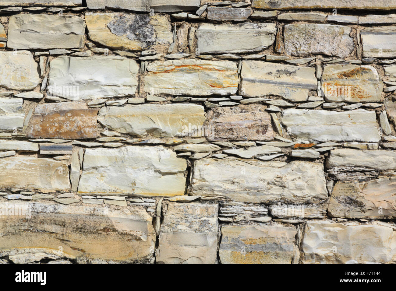 Stone wall, Lefkara, Cyprus. Stock Photo