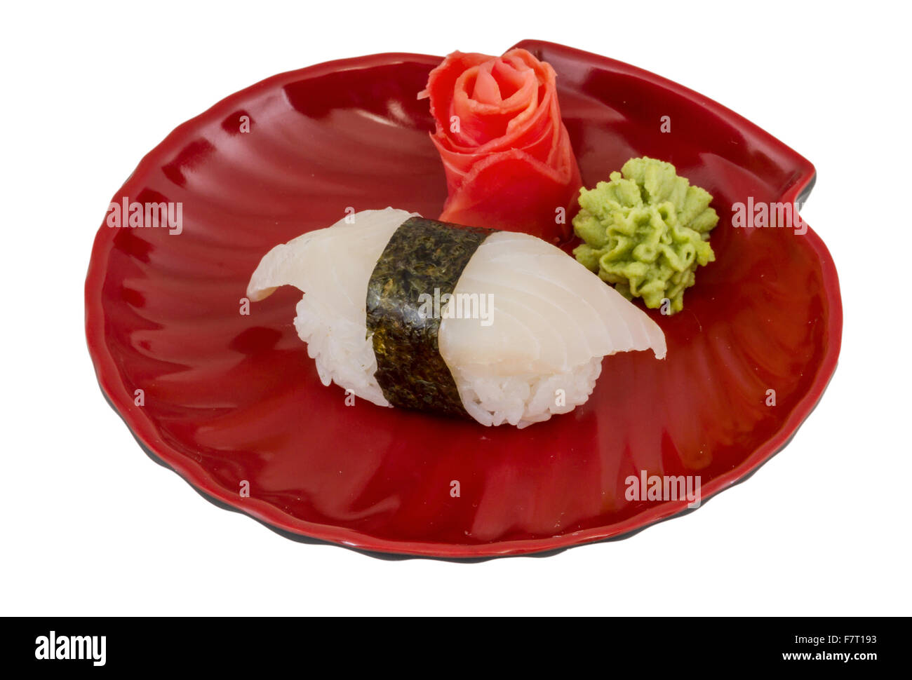 White fish sushi Stock Photo - Alamy