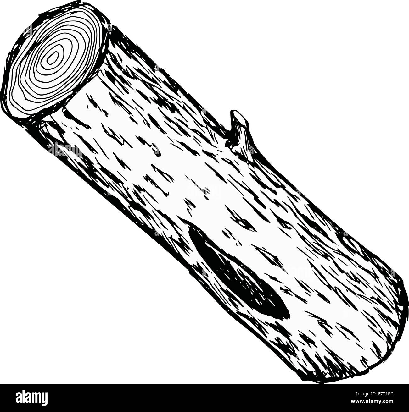 Cartoon log Black and White Stock Photos & Images Alamy