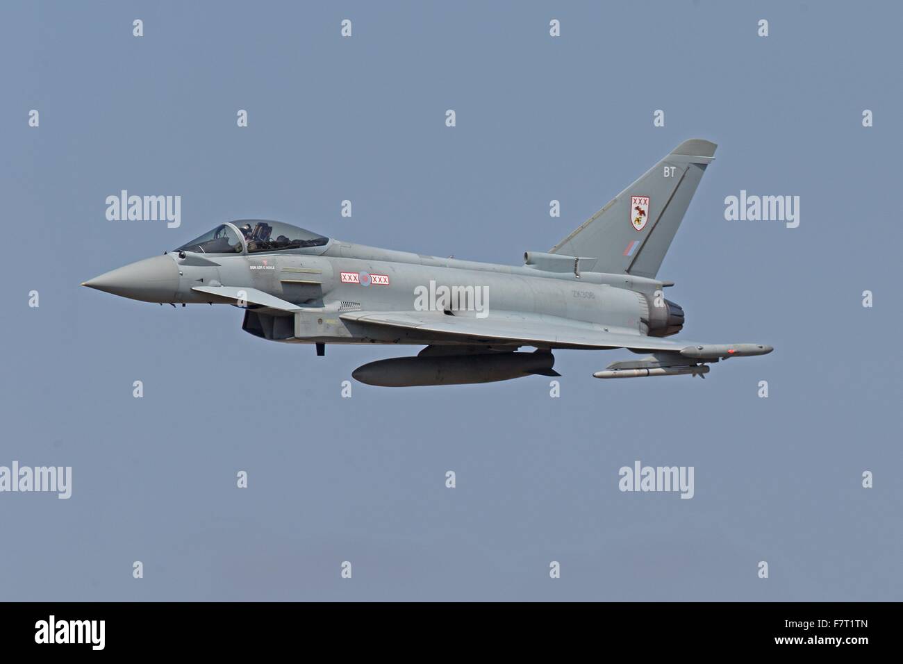 RAF Typhoon fighter Stock Photo