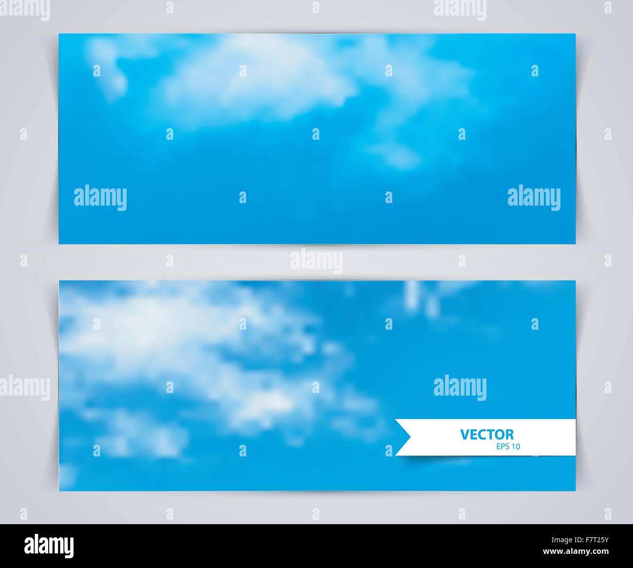 Blue sky with clouds Stock Vector Image & Art - Alamy