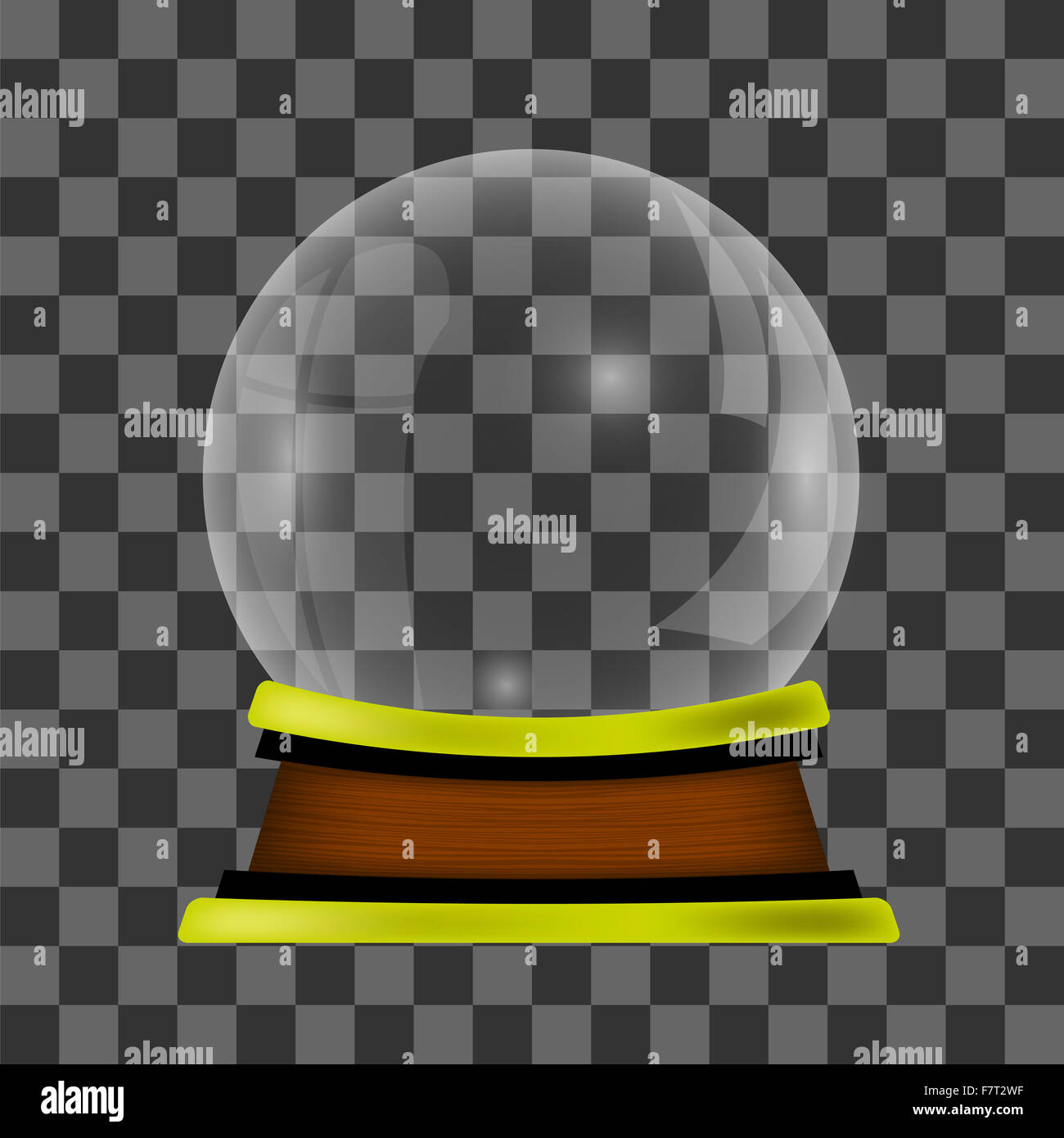 Empty Snow Globe Stock Photo Alamy