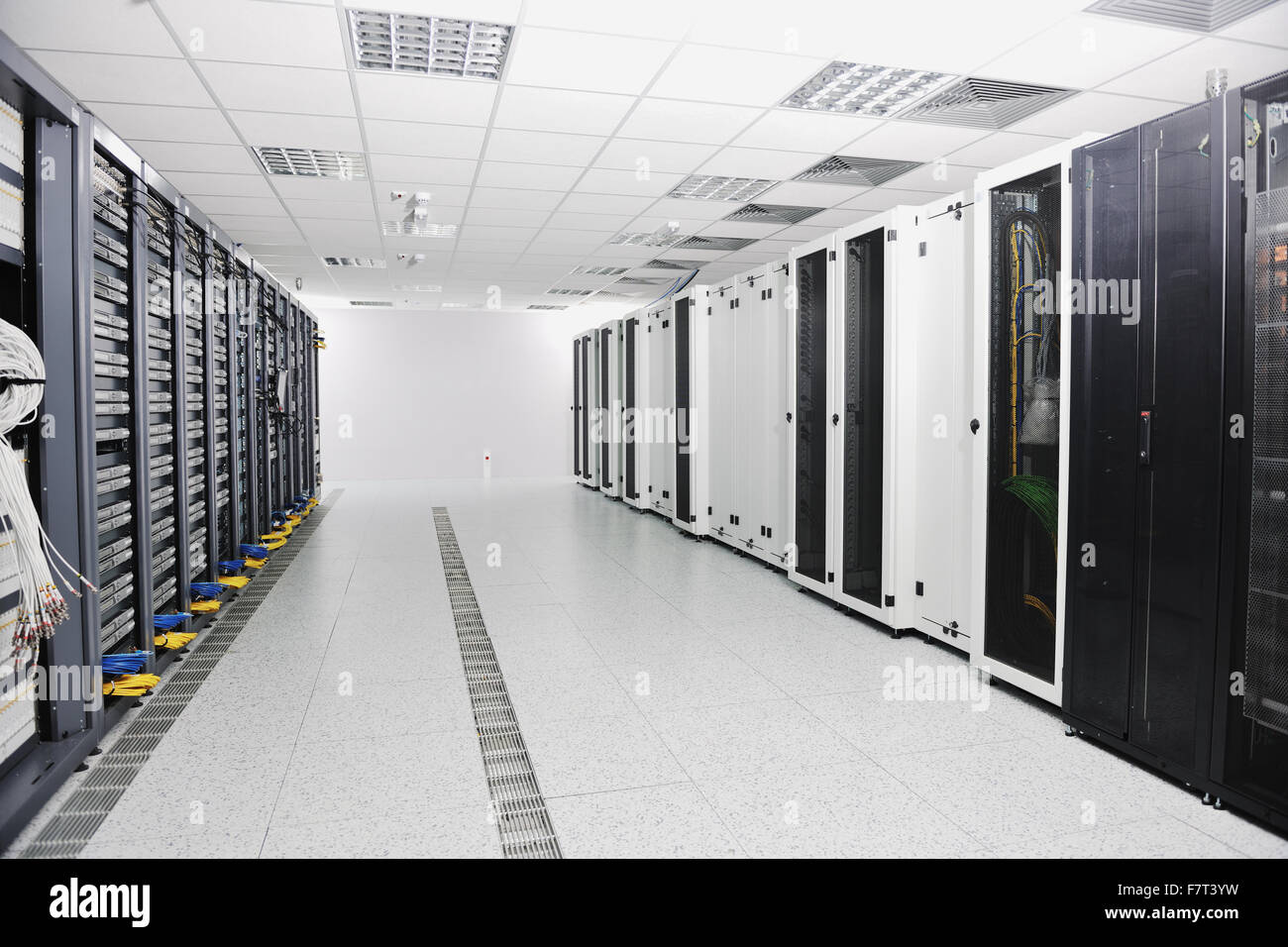 Data server racks hi-res stock photography and images - Alamy