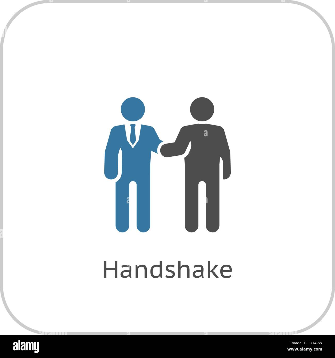 Handshake Icon. Business Concept Stock Vector Image & Art - Alamy